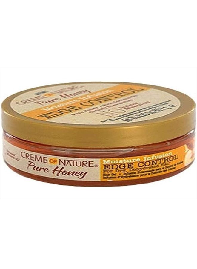 Creme of Nature Moisture Infusiuon Edge Control, Pure Honey, Coconut Oil and Shea Butter Formula, 2.25 Oz  - Image 1