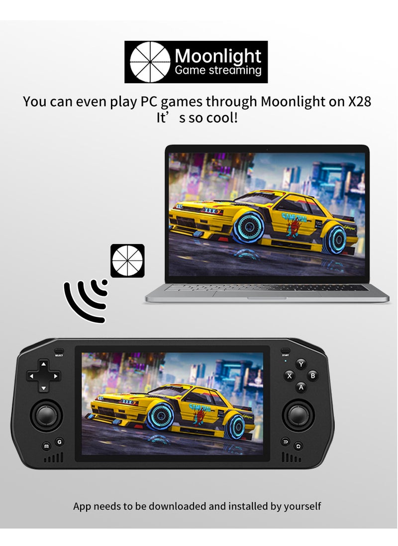 Powkiddy - Powkiddy Powkiddy X28 Android 11 Unisoc Tiger T618 5.5 Inch Touch IPS Screen Handheld Retro Game Console Google Store - Image 1