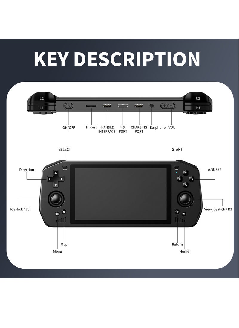 Powkiddy - Powkiddy Powkiddy X28 Android 11 Unisoc Tiger T618 5.5 Inch Touch IPS Screen Handheld Retro Game Console Google Store - Image 1