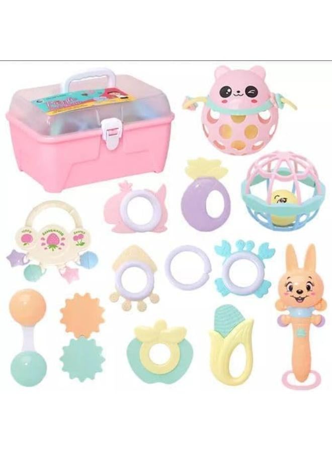 Happy Kiddo 11Pcs Baby Rattles 0-6 Months - Image 2