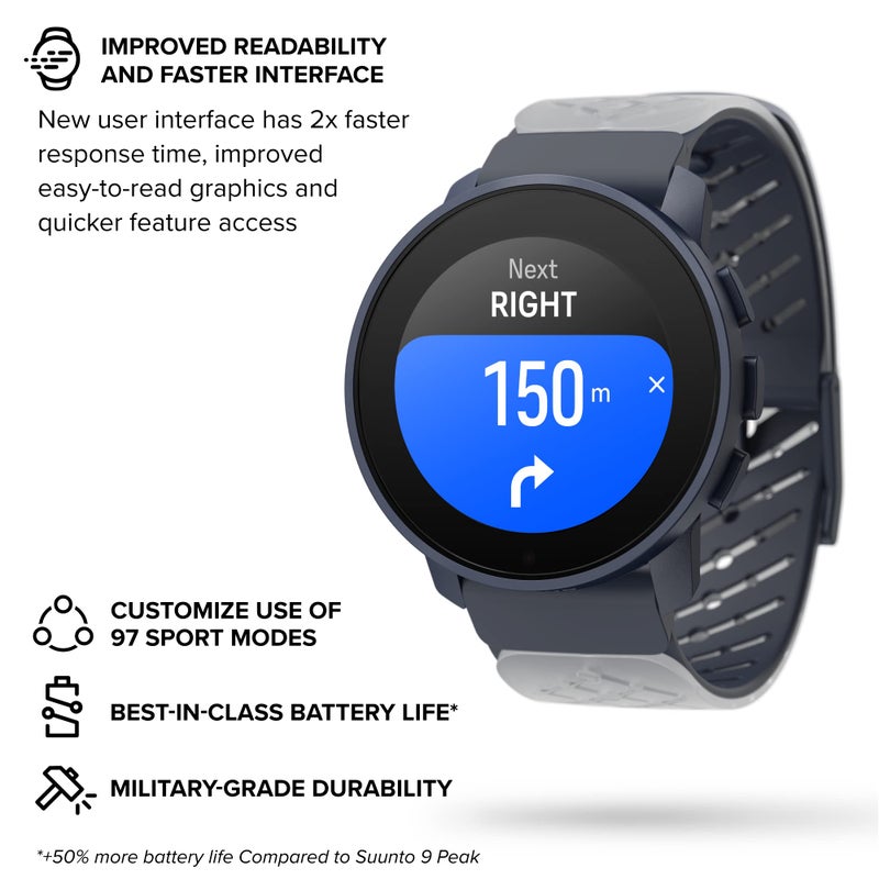 Suunto ساعة GPS الرياضية SUUNTO 9 Peak و Peak Pro للرياضيين والمغامرين ذوي الأداء العالي - Image 3