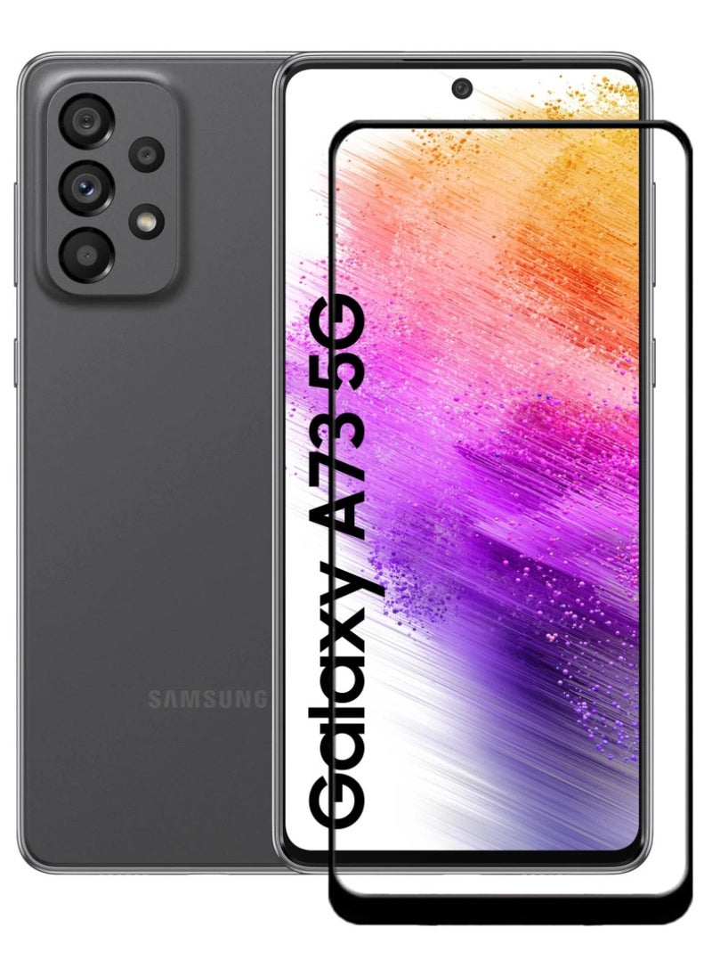 ACLIX Antistatic ESD Dustproof Premium Quality High Definition Tempered Glass Screen Protector Designed For Samsung Galaxy A73 5G - Image 1