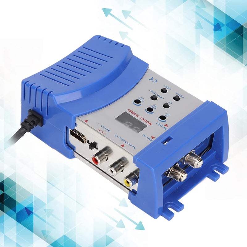 cheekyglo HDMI Modulator RF Modulator for PAL NTSC Format, Composite VHF UHF AV to RF Converter, RF Modulator TV Switch Audio Video RCA Converter for Home TV(F Female) - Image 3