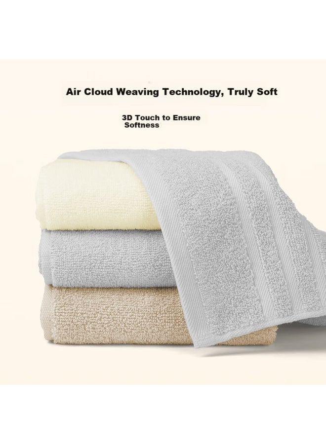 Hoyo Pure Cotton Absorbent Quick-Drying Towel, Not Easy To Shed Hair, Face Wash Bath Towel, Zen Charm Coffee Single Pack 33*60Cm - Image 5