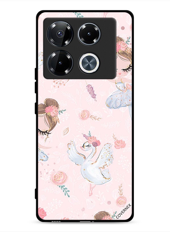 Covernex Infinix Note 40 Pro 5G Protective Case Cover Doly Girl And Flowers - Image 1