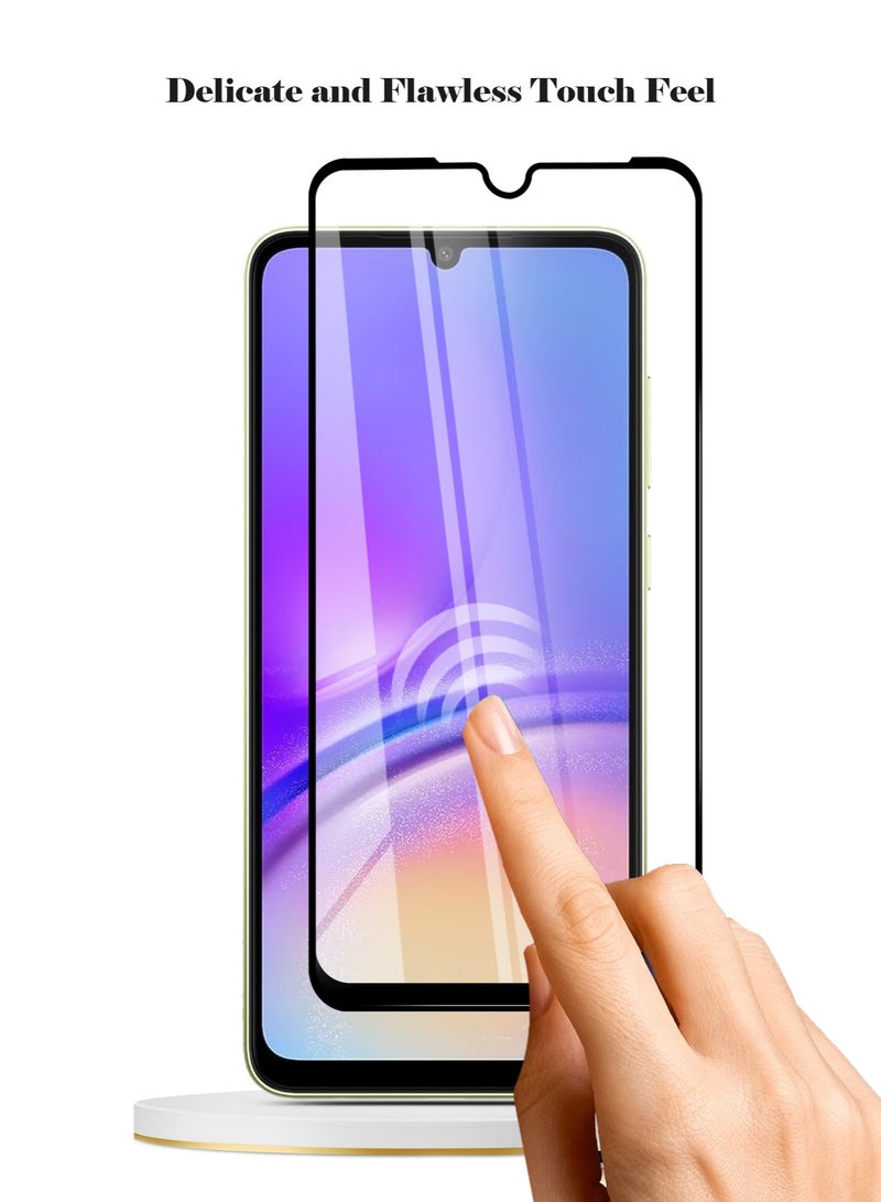 Techie حماية شاشة زجاجية مقواة 10 ساعات صلابة HD تغطي كاملة لجهاز سامسونج جالاكسي A05 - مضادة للخدوش، مضادة لبصمات الأصابع، وتكنولوجيا خالية من الفقاعات - Image 5