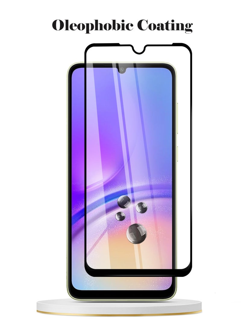 Techie حماية شاشة زجاجية مقواة 10 ساعات صلابة HD تغطي كاملة لجهاز سامسونج جالاكسي A05 - مضادة للخدوش، مضادة لبصمات الأصابع، وتكنولوجيا خالية من الفقاعات - Image 3