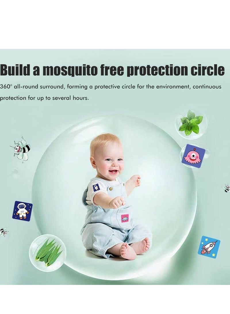 SYOSI Mosquito Repellent Stickers 240 Pcs Natural Patches For Kids And Adults Deet Free Cartoon Outdoor Camping Traveling Fishing  - Image 2