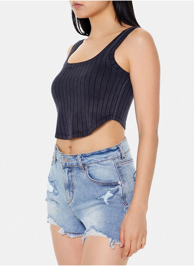 FOREVER 21 - Seamless Cropped Tank Top - Image 1