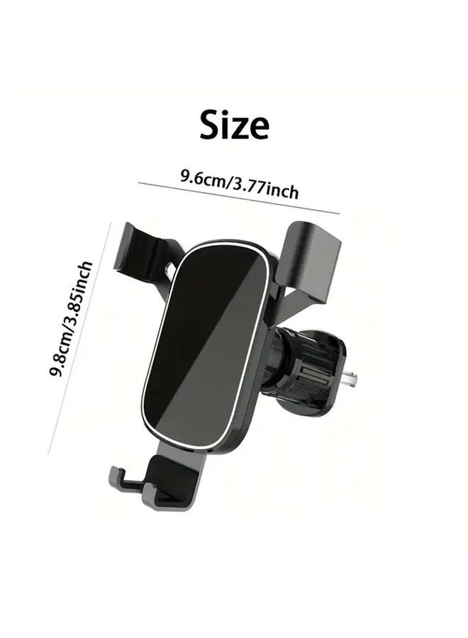 Black Car Air Vent Phone Holder Adjustable Gravity Mount ABS Material - Image 3