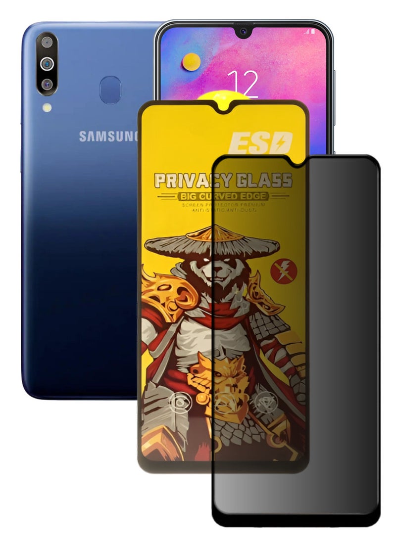 ESD Tempered Dustproof Privacy Glass Screen Protector Compatible For Samsung Galaxy M30 - Image 1