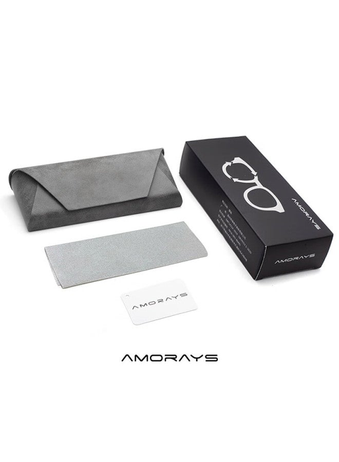 Amorays Polarized Sungl For Women, 2025 New Large Frame Slimming High-end Uv Protection Sungl For Driving