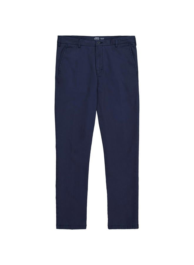 IZOD Men's Saltwater Straight Fit Stretch Flat-Front Chino Pant Casual, Opaque, Cadet Navy, 36W / 32L - Image 3