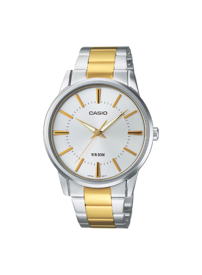 Men's Stainless Steel Analog Watch MTP-1303SG-7A - 40 mm