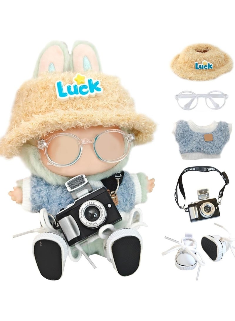 Labubu Doll Clothes Set for 15-17 cm Dolls – Cute & Unique Outfit Set & Accessories (Toy Not Included) - Image 1