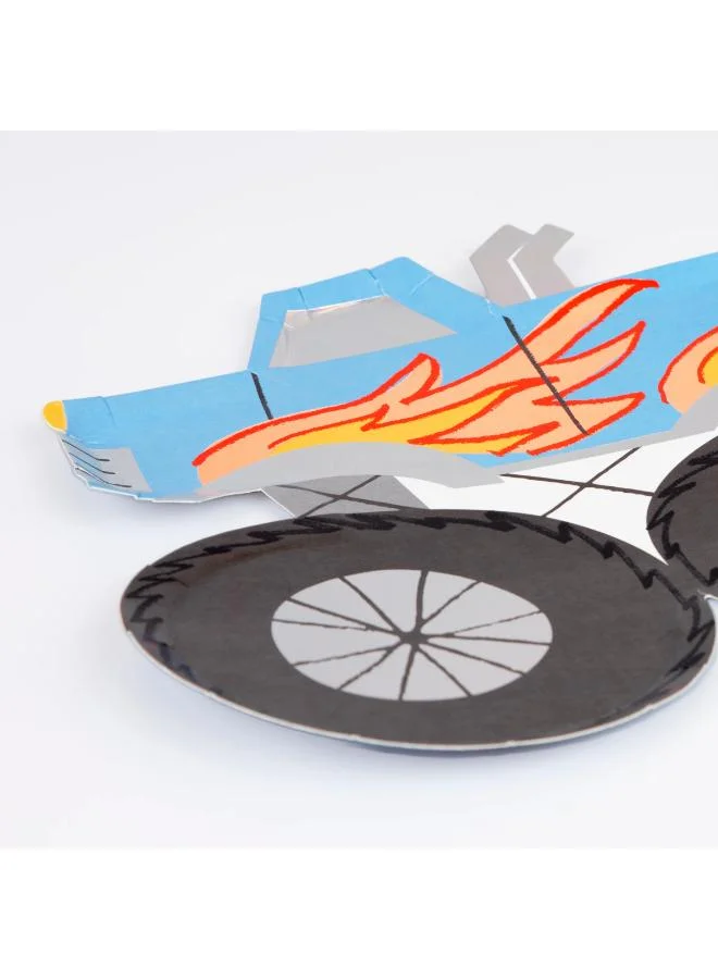 Meri Meri Monster Truck Plates