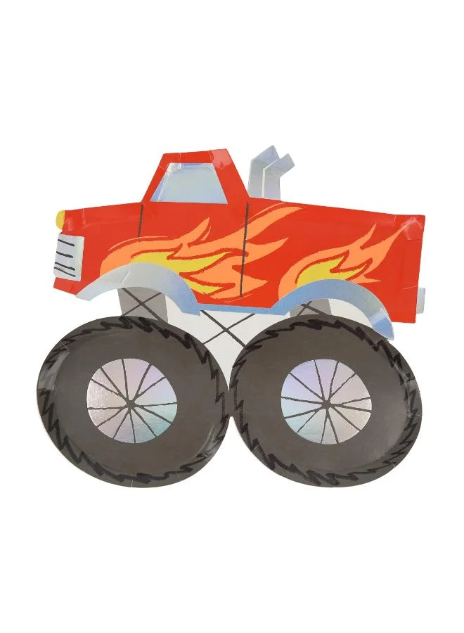 Meri Meri  Monster Truck Plates  | Best Price UAE