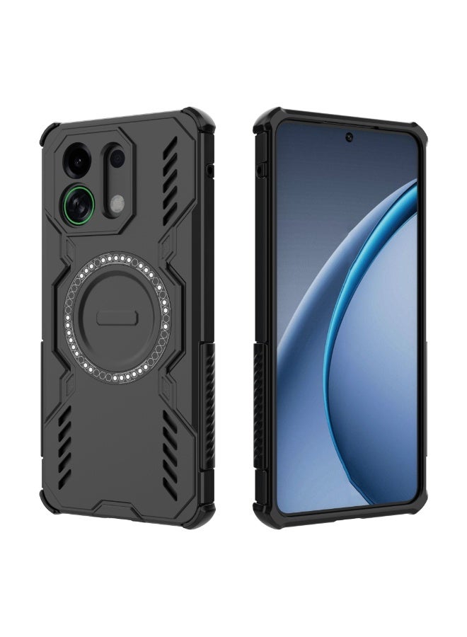Case For OPPO K13 Turbo 5G  ,- Ultra Premium Quality Cover - Heavy Duty Armor Shockproof Case Slip-Resistant - Anti-Scratch Protective Cover - Black - Image 5