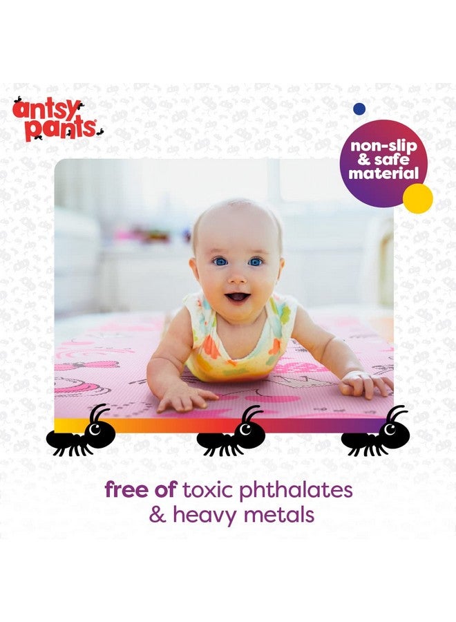 Antsy Pants Antsy Pants Kids Yoga Mat - Yoga Mat for Kids, Yoga Mats for Home Workout, Travel Yoga Mat, Sturdy Workout Yoga Mat Non Slip, for Kids, Toddlers, Size 60” x 24”, 3mm Thick Free of Toxic Phthalates  - Image 3