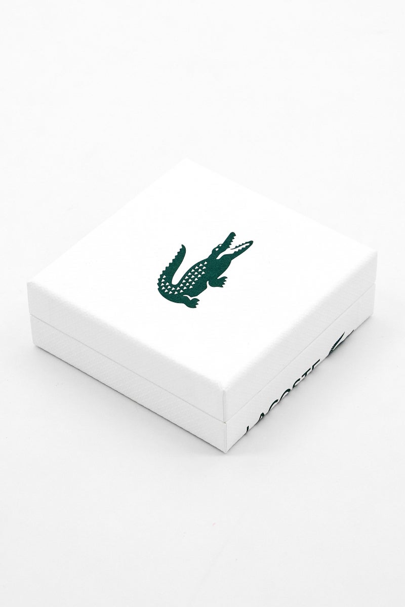 LACOSTE Men Stainless Steel Pendent Fashionable Necklace, Black - Image 3