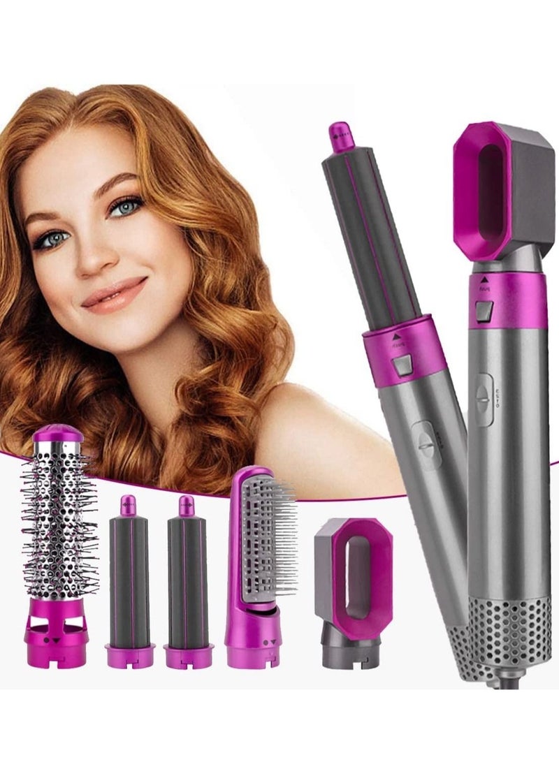 ELTRAZONE 5 in 1 Hair Dryer Brush, Detachable Multifunctional Dryer Styling Tool, Negative Ionic Blow Dryer & Volumizer Styler Hot Air Brush, Curling Iron Dual-Purpose Styling Brush for All Hairstyle - Image 1