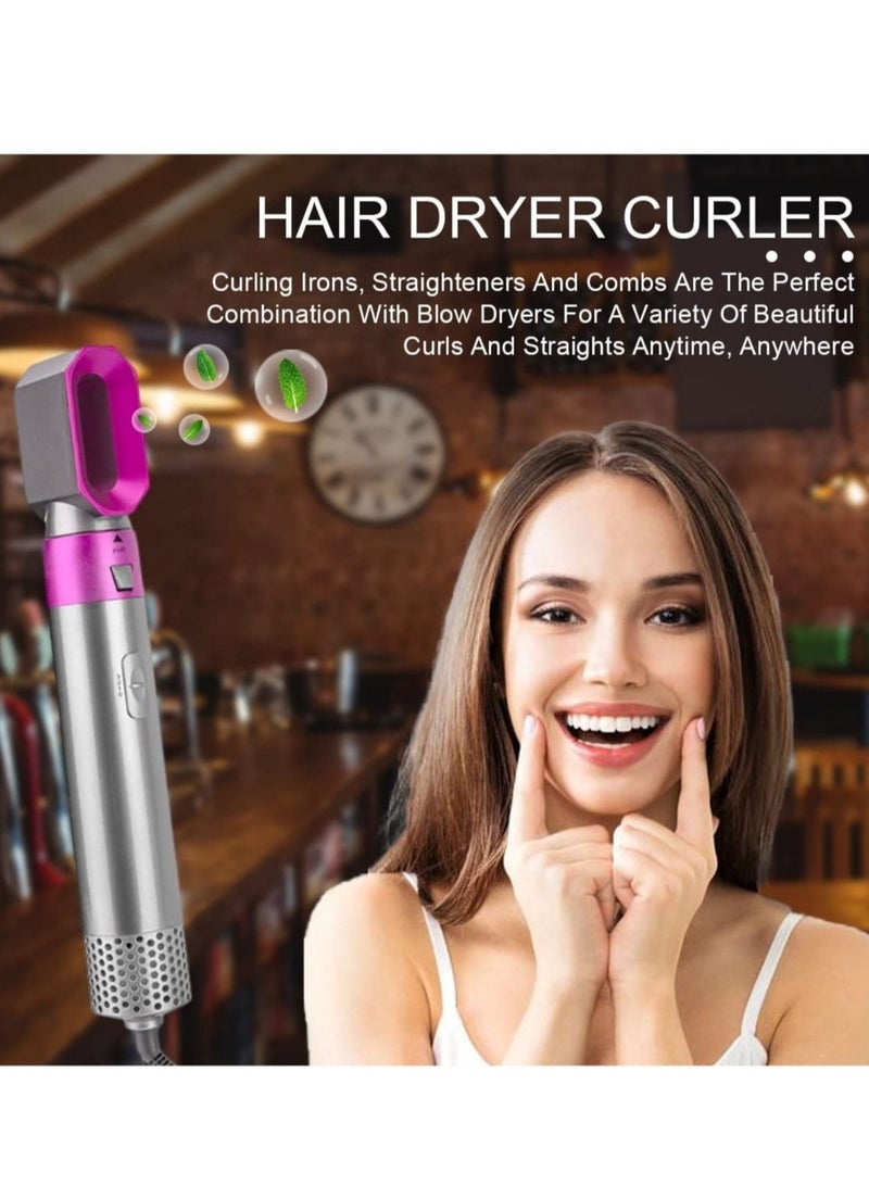 ELTRAZONE 5 in 1 Hair Dryer Brush, Detachable Multifunctional Dryer Styling Tool, Negative Ionic Blow Dryer & Volumizer Styler Hot Air Brush, Curling Iron Dual-Purpose Styling Brush for All Hairstyle - Image 4