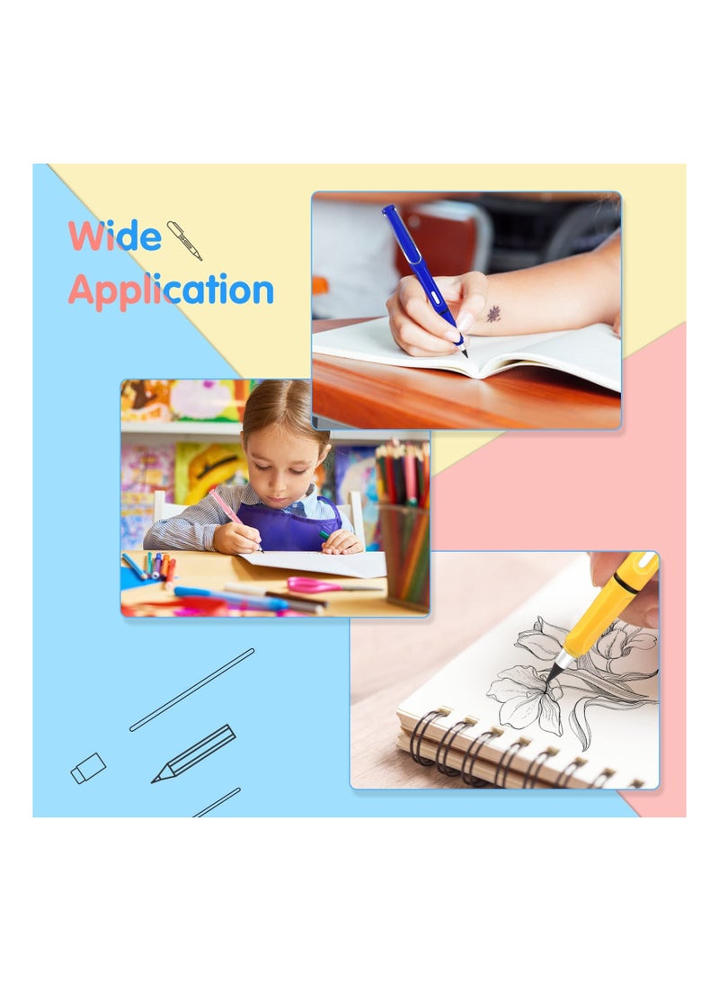 Inkless Pencils - Eternal Writing Tools with 6 Replaceable Graphite Nibs, Eco-Friendly, Portable, Reusable, and Erasable for Students and Artists (2 Pack) - Image 5