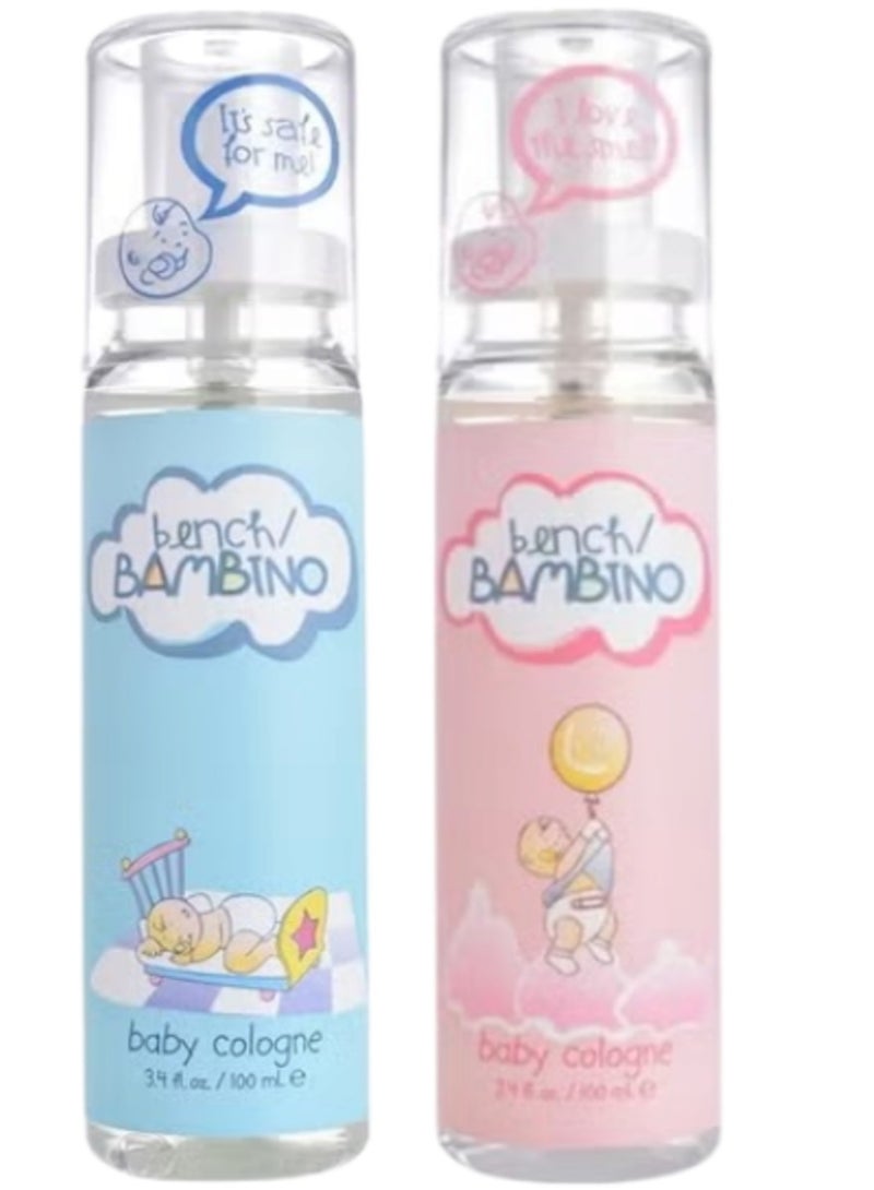 Bench Bambino I Love the Smell Baby Cologne 100ml & in It's Safe For Me 100ml