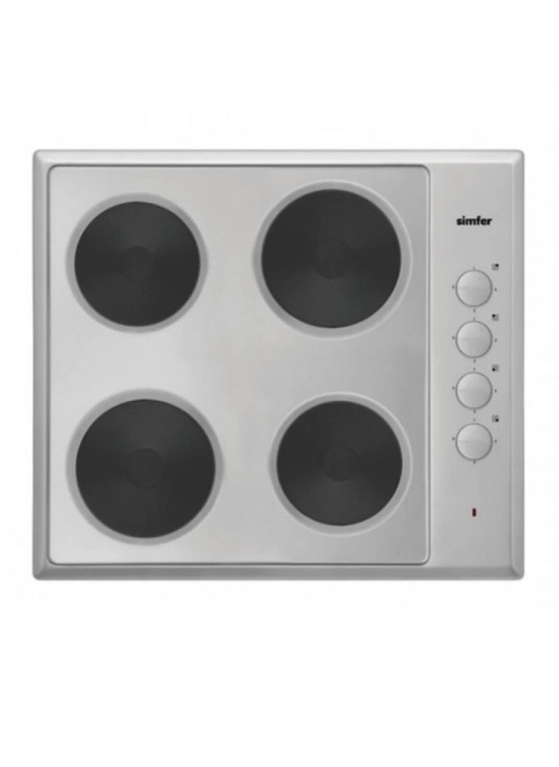 Simfer Built-in 60 cm Electric Surface, 4 Ceramic Burners, Touch, SMF-H6040QEHM 