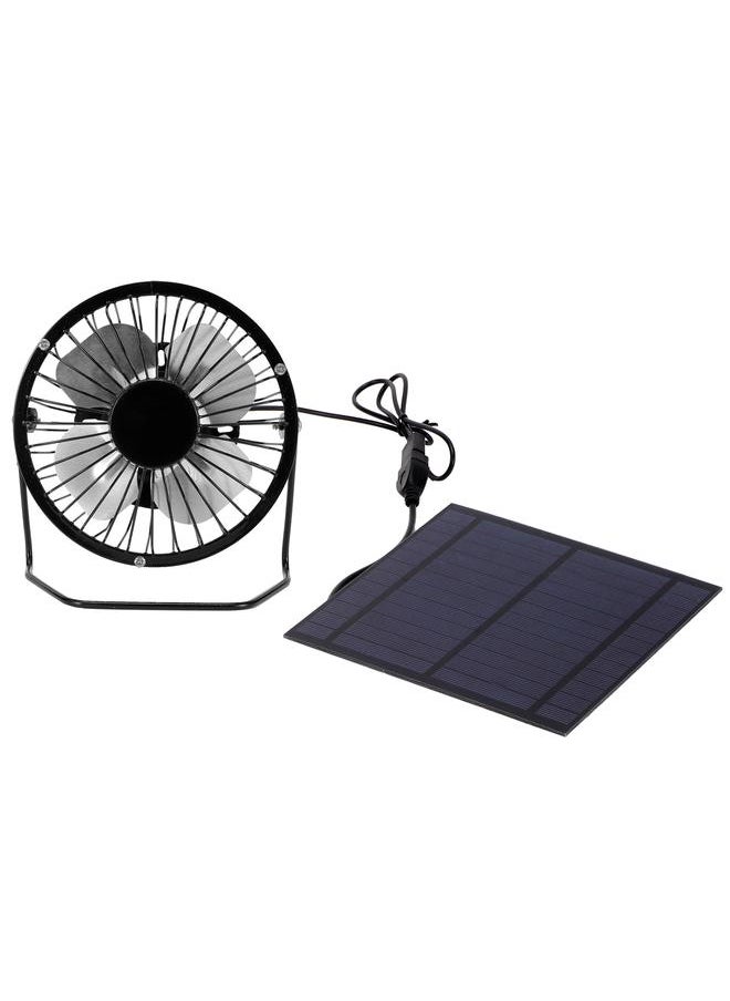 Thoraya - 5W Mini Solar Panel with Portable Cooling Fan Photovoltaic Solar Panel Set for Greenhouse - Image 1