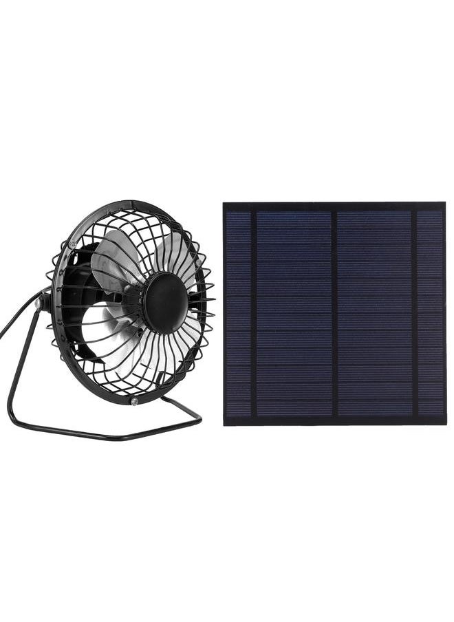 Thoraya - 5W Mini Solar Panel with Portable Cooling Fan Photovoltaic Solar Panel Set for Greenhouse - Image 1