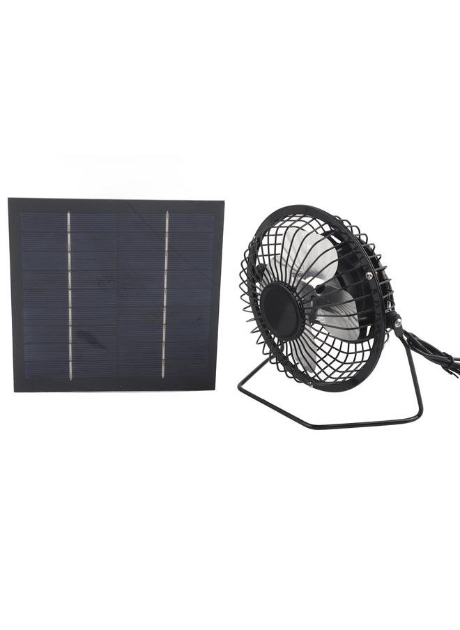 Thoraya - 5W Mini Solar Panel with Portable Cooling Fan Photovoltaic Solar Panel Set for Greenhouse - Image 1