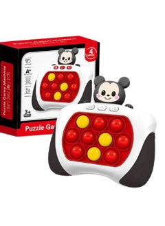 Quick Push Game Controller Fidget It Toys Handheld Game Fast Puzzle Game Machine Bubble Pushing Toy for Stress Relief for Adults and Kids