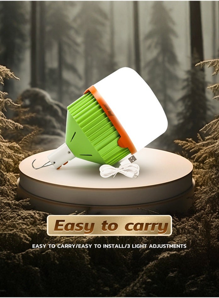 MODI Rechargeable LED Emergency Bulb High  Capacity Battery Portable Outdoor Camping Light for Desert Trips and Home Power Outage, 8000K - Image 1