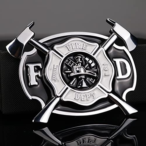 Fsforcar Firefighters Metal Car Sticker, Fire Department Decal, Firemen Emblem Badge for Automotive, Truck, Motorcycle - Image 2