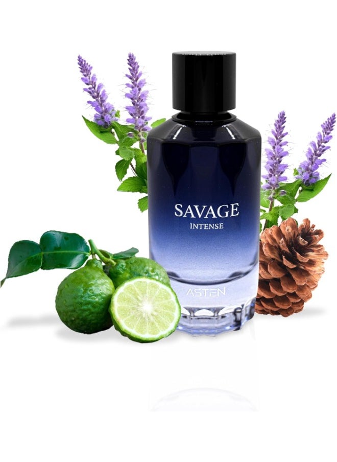ASTEN - Savage Intense Eau de Parfum for Men - 100ml | A Unique Blend of Citrus, Spices & Woods - Image 1