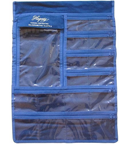 Hagerty Hanging Jewelry Keeper Made with Hagertys Silver Cloth to Prevent Tarnish
