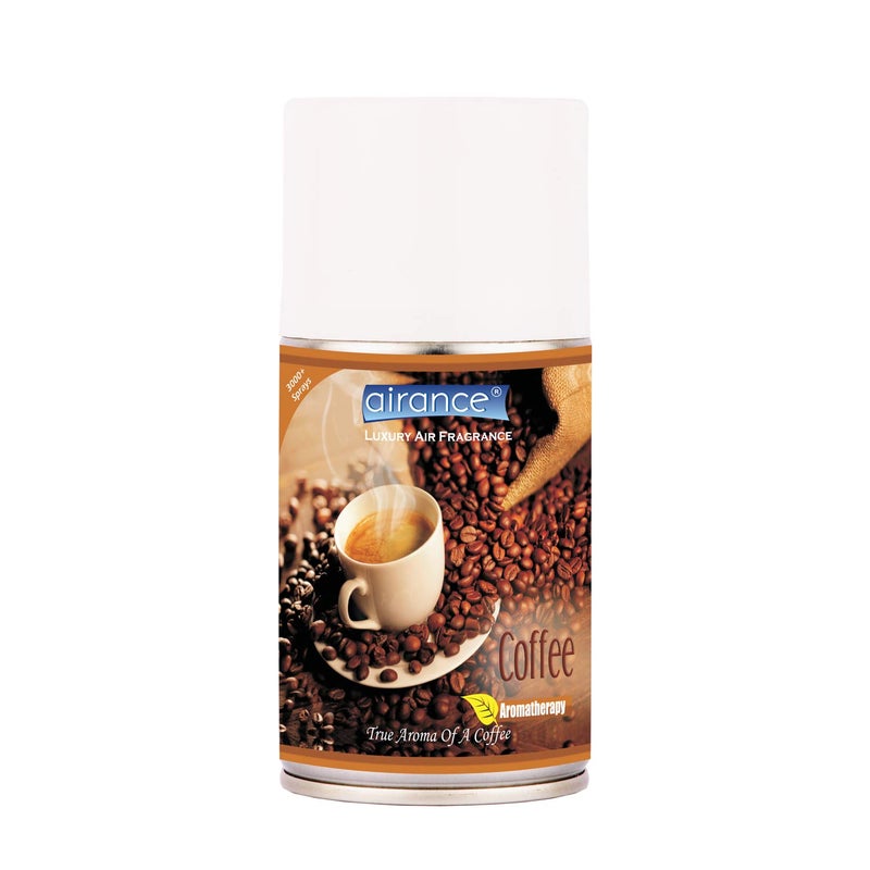 Airance Room Freshner Spray Automatic Refill/Air Freshner/Air Freshener Refill Coffee - 250 ML - Fit all Machines using 250 ML / 300 ML bottles - Image 4
