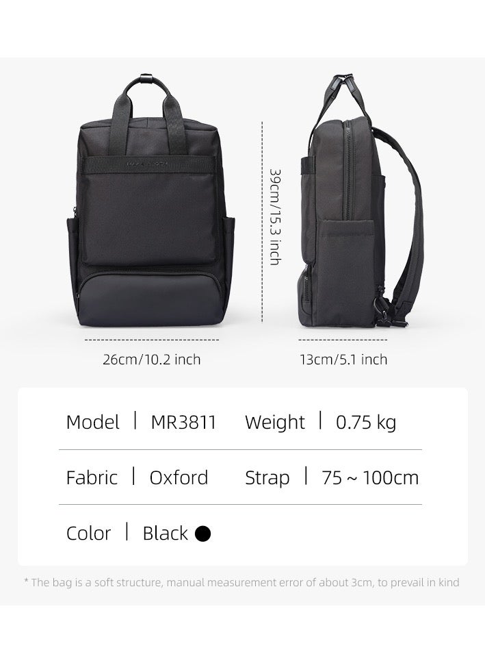 Mark Ryden MR3811 Laptop Backpack 15.6 Inch Lightweight Commuter Bag Water Resistant Oxford Fabric with Anti Theft Pocket Storable Shoulder Straps Side Pockets and iPad Compartment - Image 3