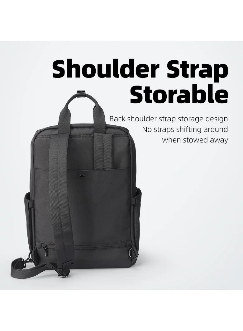 MARK RYDEN Mark Ryden MR3811 Laptop Backpack 15.6 Inch Lightweight Commuter Bag Water Resistant Oxford Fabric with Anti Theft Pocket Storable Shoulder Straps Side Pockets and iPad Compartment