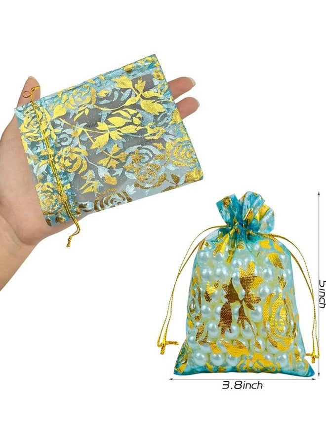 VRB Dec حقائب بوتلي 25 قطعة لتوزيع الهدايا/هدايا، حقائب هدايا صغيرة/حقائب بوتلي من الجوت/حقيبة للتوزيع، حقائب هدايا، هدايا العودة لعيد ديوالي، حقيبة يد نسائية شاجون، حقائب حلوى (اللون 9)، متعددة الألوان - Image 4