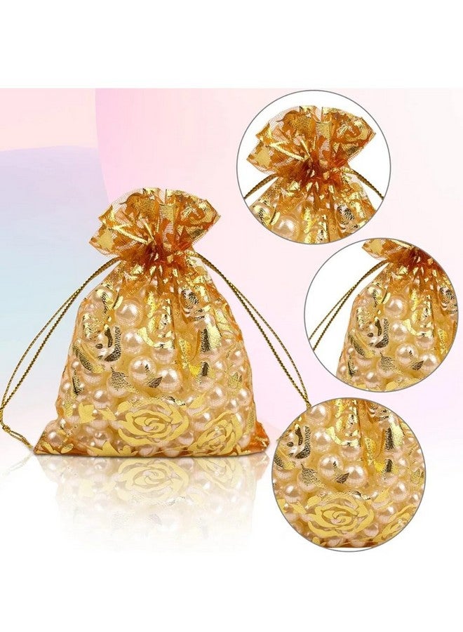 VRB Dec حقائب بوتلي 25 قطعة لتوزيع الهدايا/هدايا، حقائب هدايا صغيرة/حقائب بوتلي من الجوت/حقيبة للتوزيع، حقائب هدايا، هدايا العودة لعيد ديوالي، حقيبة يد نسائية شاجون، حقائب حلوى (اللون 9)، متعددة الألوان - Image 5