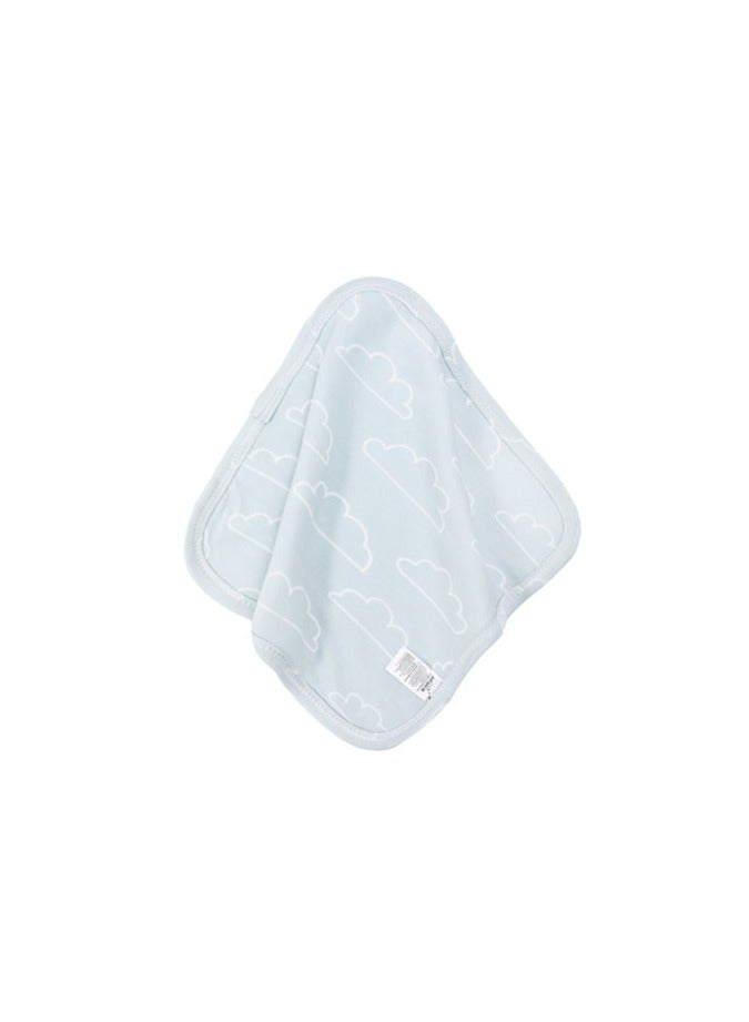 infancie مجموعة مناديل الأطفال القابلة للغسل من الخيزران (25 × 25 سم) للأطفال من 0-4 سنوات، أزرق - Image 2