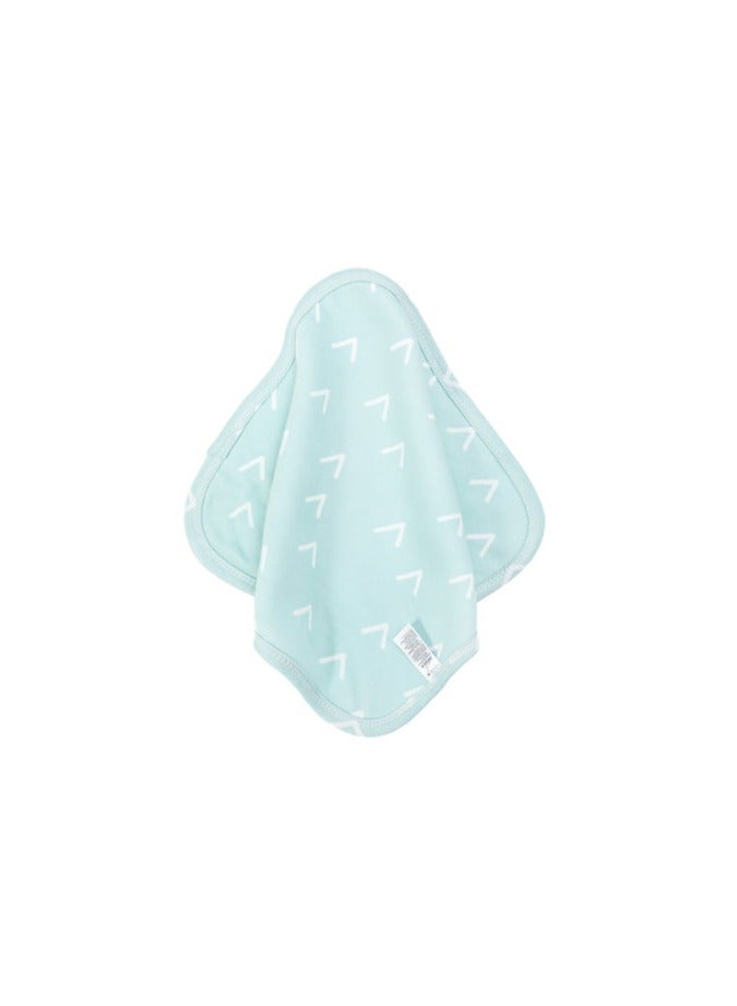 infancie مجموعة مناديل الأطفال القابلة للغسل من الخيزران (25 × 25 سم) للأطفال من 0-4 سنوات، أزرق - Image 3