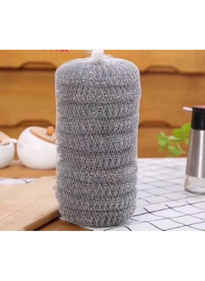 SAQOWARE Steel Wool Scrubbers | 12 Pieces for All Your Cleaning Needs | Fine-Grade for Delicate Surfaces | Strong and Reliable | Perfect for Home, Kitchen, and Workshop  - Image 2