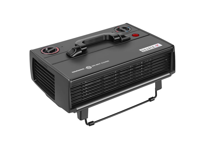 Sujata Heat Convector | 1 Year Warranty, 2000W | Room Heater for Bedroom, Heater for Room in Winter, Fire Resistance PVC Wiring, Adjustable Height & Thermostast for Temperature Control (SRH36- Black) - Image 1