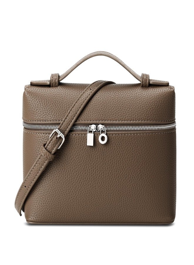 KKXIU Crossbody Bag for Women Top Handle Clutch Purse Designer Handbags Small Vegan Leather Shoulder Bag - Image 1