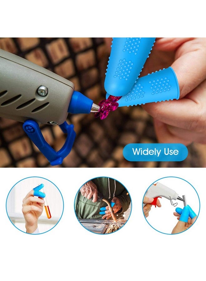 Oyrlize 24Pcs Hot Glue Gun Silicone Finger Protectors Caps Covers,Hot Glue Gloves Finger Guard Protectors Accessories For Wax Rosin Resin Adhesives Scrapbooking Craft Needlework Crocheting Cross Stitch - Image 2