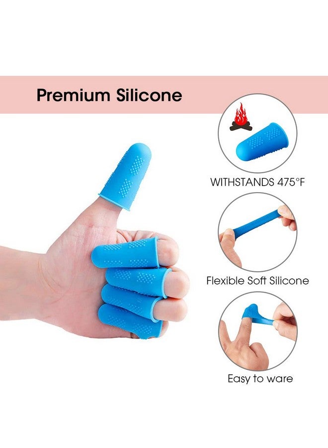 Oyrlize 24Pcs Hot Glue Gun Silicone Finger Protectors Caps Covers,Hot Glue Gloves Finger Guard Protectors Accessories For Wax Rosin Resin Adhesives Scrapbooking Craft Needlework Crocheting Cross Stitch - Image 1
