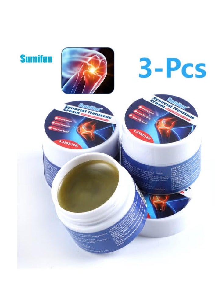 سوميفون كريم الغضروف الزليلي 3 قطع، مرهم لتخفيف الألم، يعزز الحركة والمرونة - Image 1